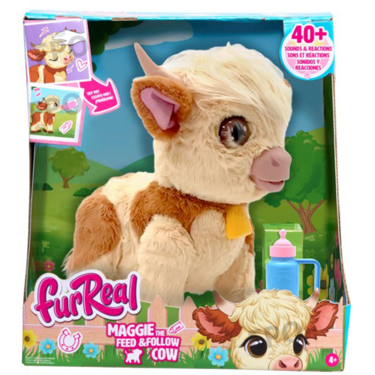 FurReal Maggie Spisende And Efterfølgende Ko
