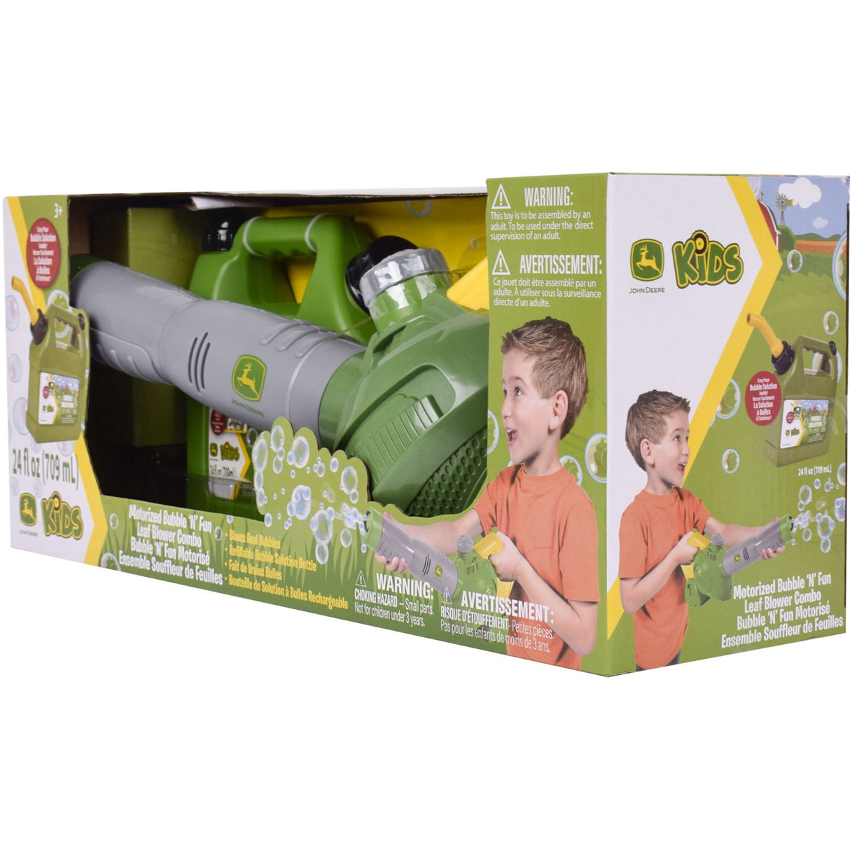 John Deere Bubble Leaf Blower & Refill Can