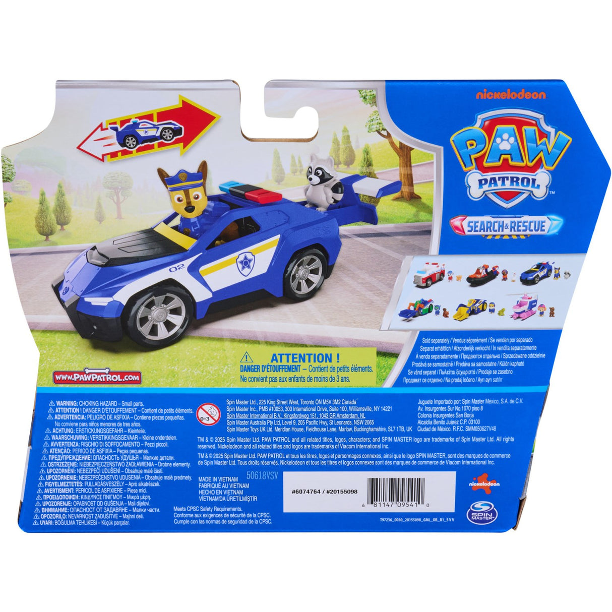 Paw Patrol Search&Rescue Køretøj-Chase