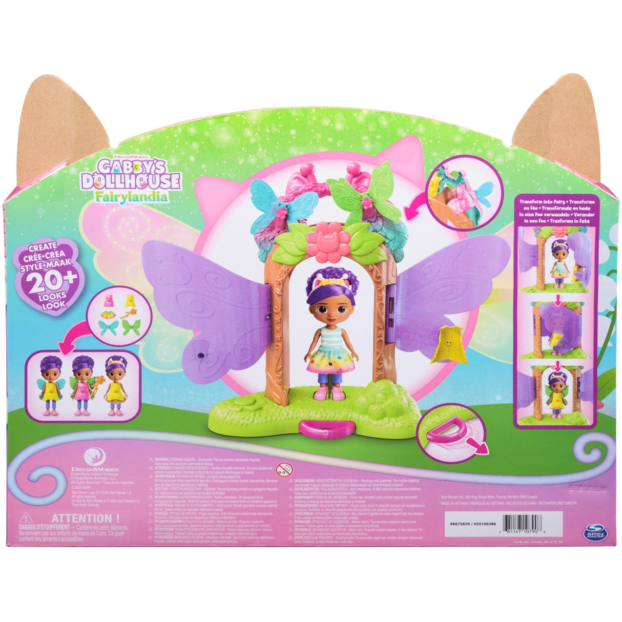 Gabby's Dollhouse Fairy magic Reveal Playset
