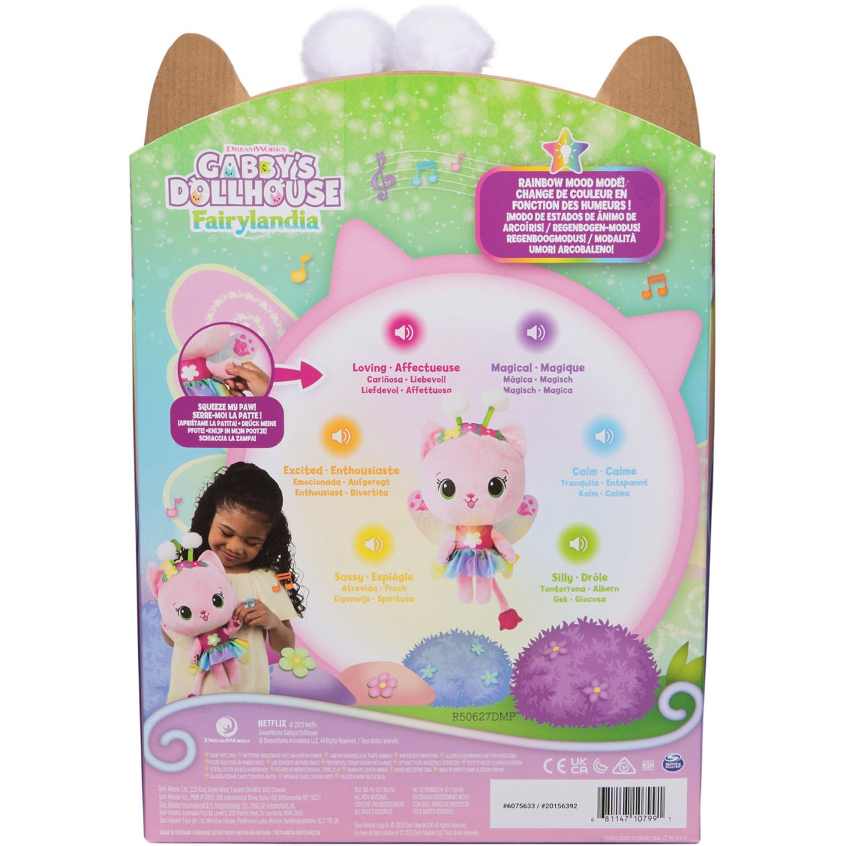 Gabby's Dollhouse Light Up Kitty Fairy Plush 30 cm