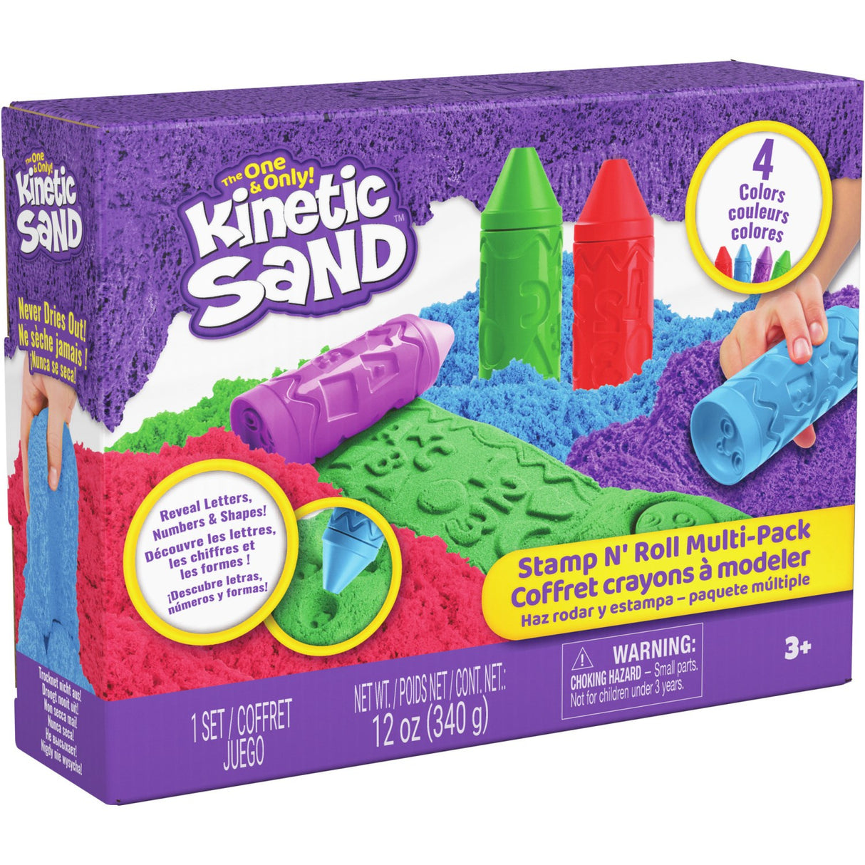 Kinetic Sand Stempel N' Rul Multipak