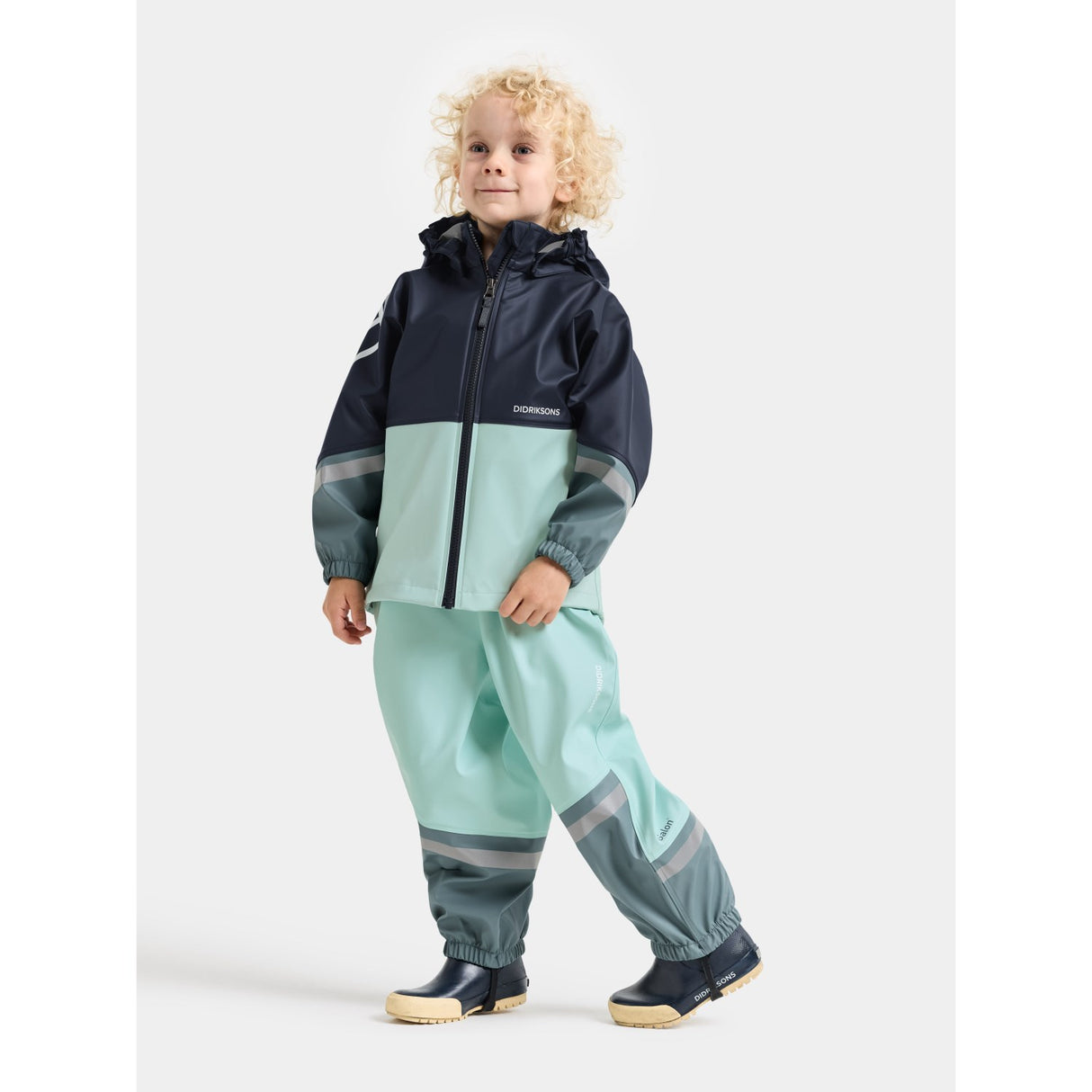Didriksons Ocean Mint Waterman Kids Set 12