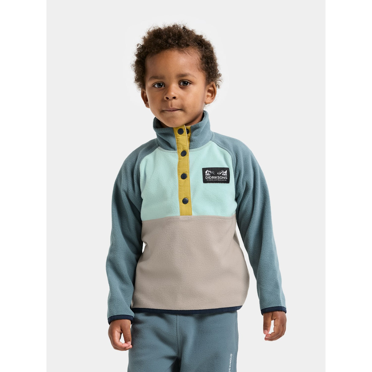 Didriksons Ocean Mint Monte Kids Half Bu 5