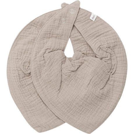 Pippi Mocha Meringue Bib Muslin (2-Pack)