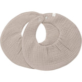 Pippi Mocha Meringue Bib Muslin (2-Pack)