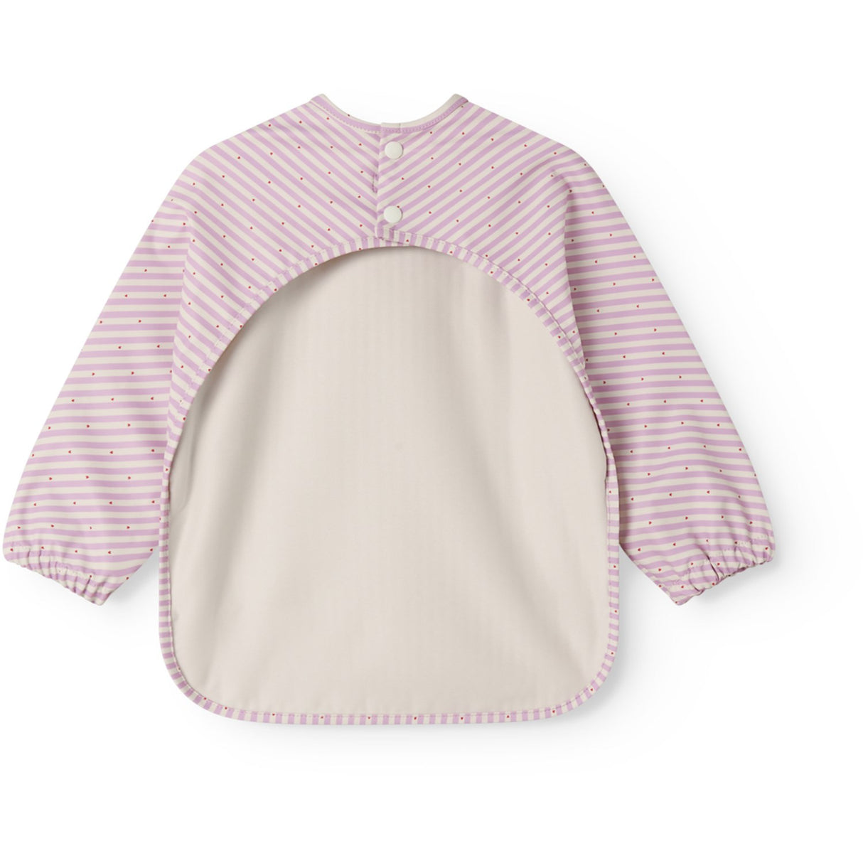 MarMar PU Pink Stripe Apron LS