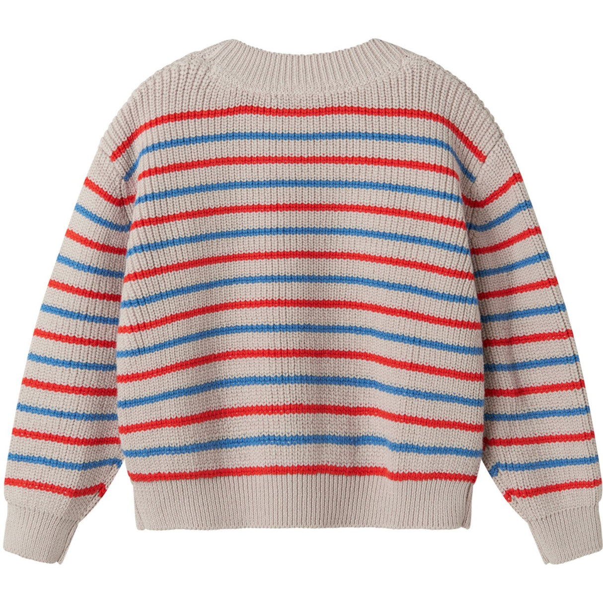 MarMar Cotton Knit EA Stripe Tomato Mix Stripe Teno Knitted Blouse