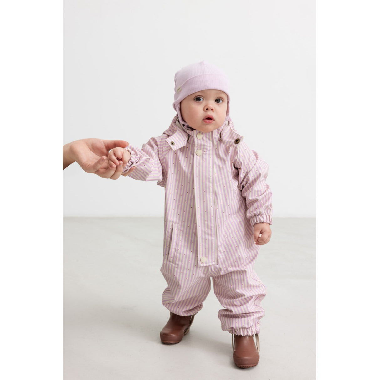 MarMar Rainwear Pink Stripe Orion Suit