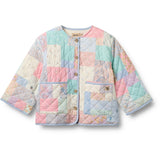 Wheat Patchwork Flowers Quilt Jacket Inaja