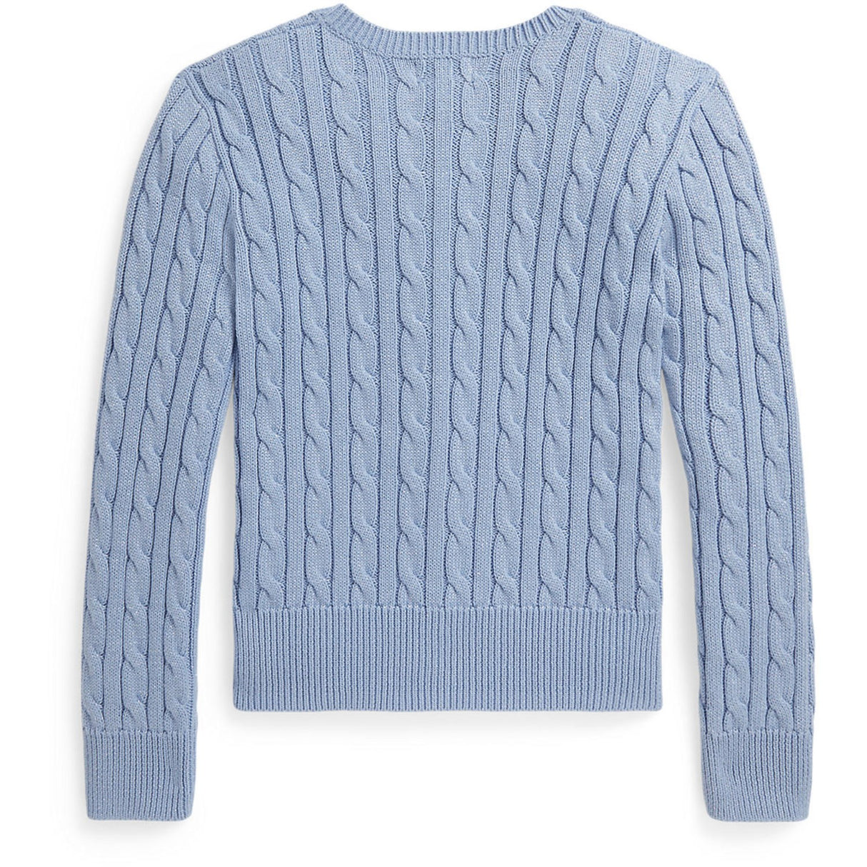 Polo Ralph Lauren Chambray Blue W/ Metallic Cardigan