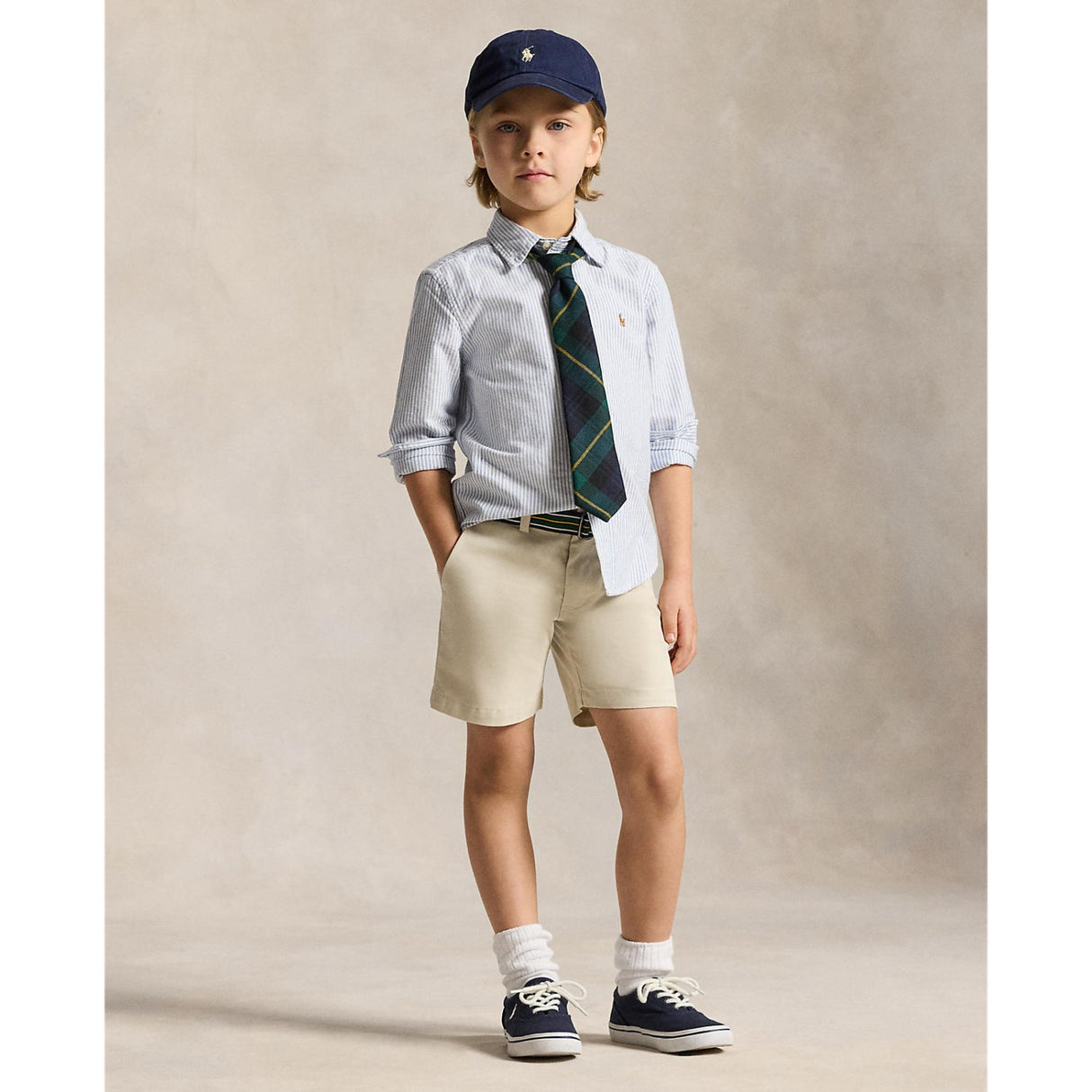 Polo Ralph Lauren Lt Blue Stripe Sport Shirt