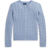 Polo Ralph Lauren Chambray Blue W/ Metallic Cardigan