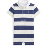 Ralph Lauren Baby Light Navy/Deckwash White Shortall