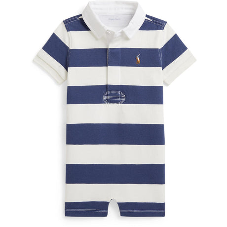 Ralph Lauren Baby Light Navy/Deckwash White Shortall