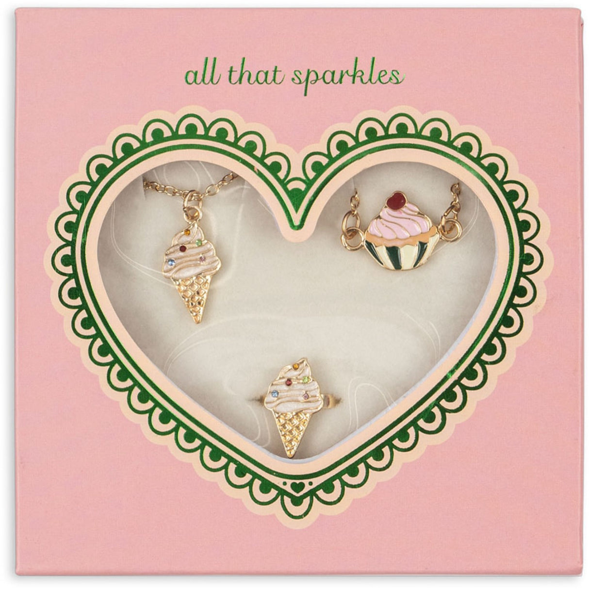 Konges Sløjd Gold Sweet Jewelry Set