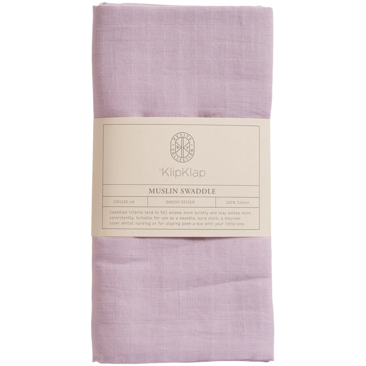 by KlipKlap Lilac Swaddle