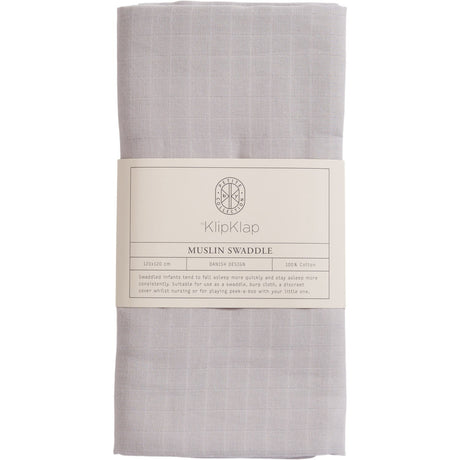 by KlipKlap Stone Grey Swaddle