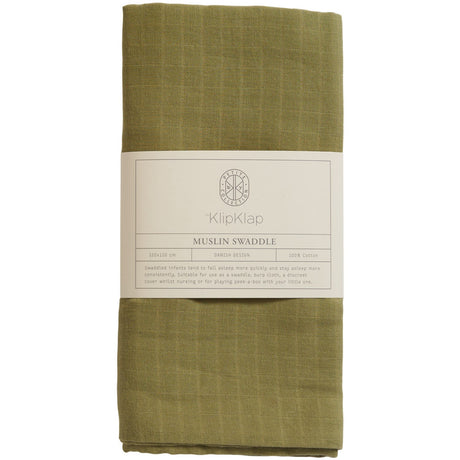 by KlipKlap Dusty Olive Swaddle