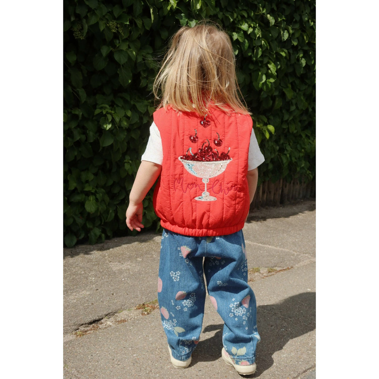 Konges Sløjd Fiery Red Juno Sequin Vest