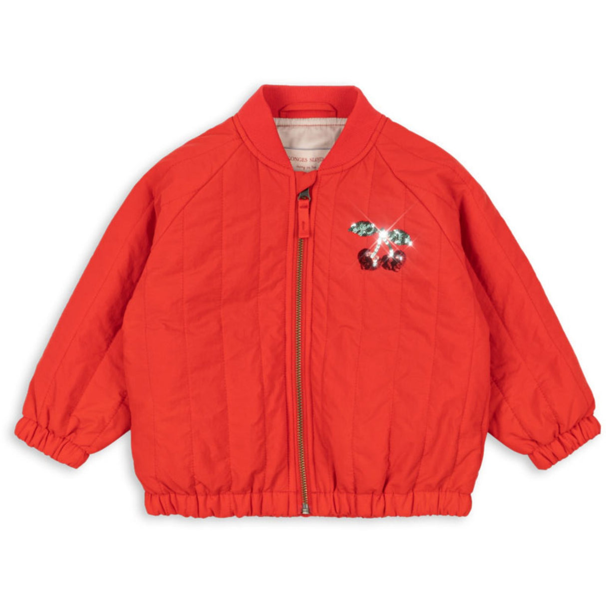 Konges Sløjd Fiery Red Juno Sequin Bomber Jacket