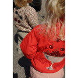 Konges Sløjd Fiery Red Juno Sequin Bomber Jacket