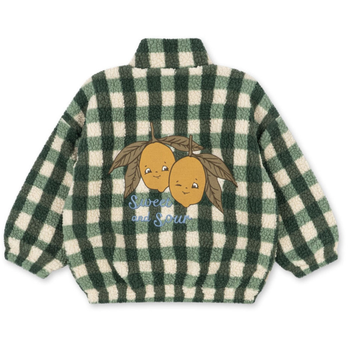 Konges Sløjd Green Check Jody Teddy Jacket Grs