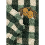 Konges Sløjd Green Check Jody Teddy Jacket Grs