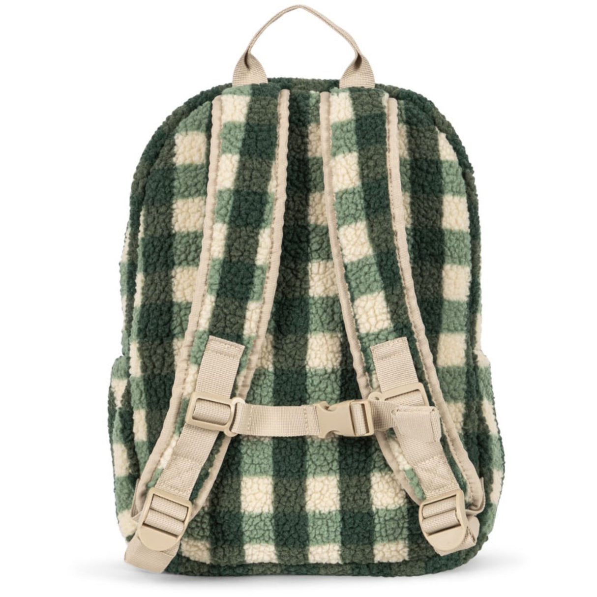 Konges Sløjd Green Check Jody Teddy Backpack Grs