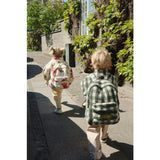 Konges Sløjd Green Check Jody Teddy Backpack Grs