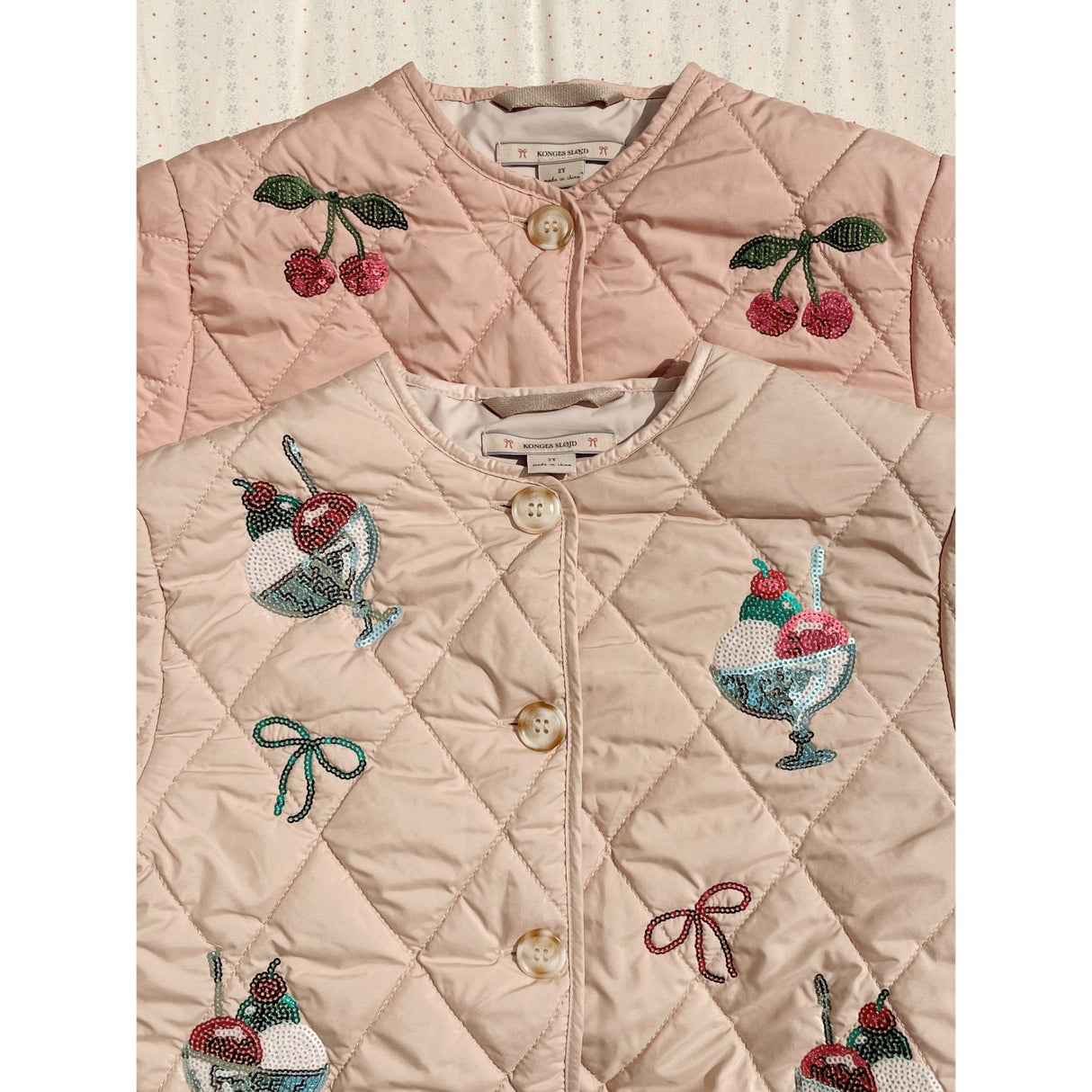 Konges Sløjd Ma Grande Cerise Flora Sequin Jacket