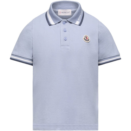 Moncler Medium Blue Ss Polo