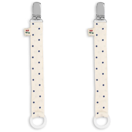 Konges Sløjd Estate Dot 2 Pack Pacifier Strap