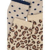 Konges Sløjd Leo/Dot 2 Pack Leo And Dot Glitter Jacquard Socks