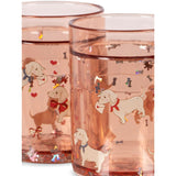 Konges Sløjd Woof Letter Rose 2 Pack Glitter Cups