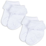 Konges Sløjd Optic White 2 Pack Frill Socks