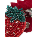 Konges Sløjd Strawberry 2 Pack Strawberry Beaded Hair Clip