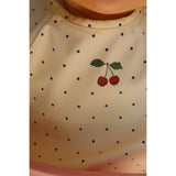 Konges Sløjd Navy Dot/Rain Washed 2 Pack Dinner Bib With Sleeves