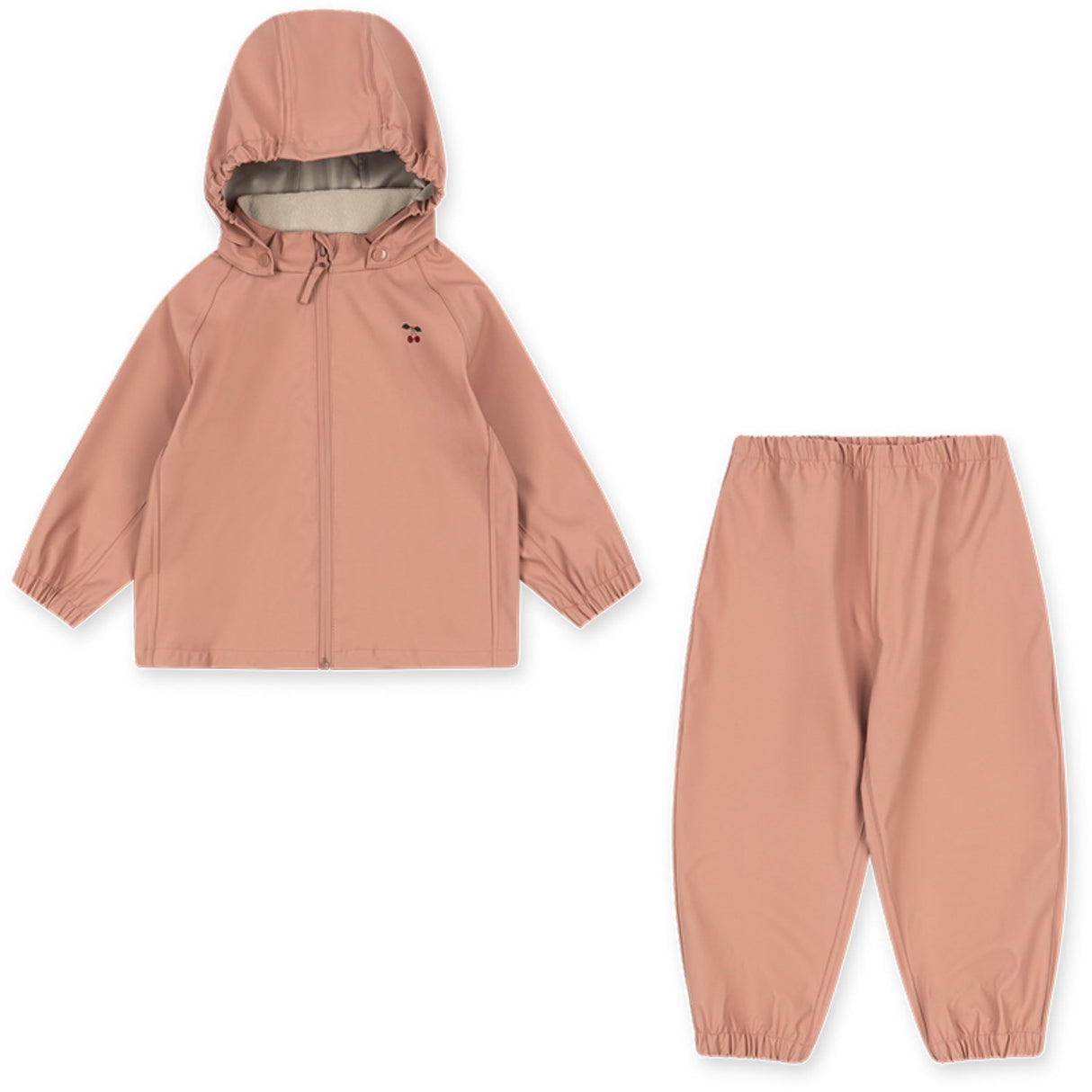 Konges Sløjd Cameo Brown Plainy Rain Set