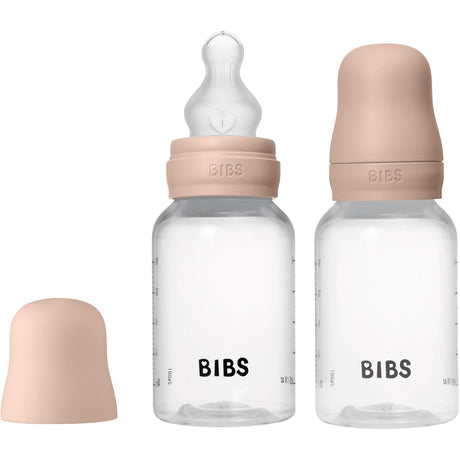Bibs Blush Baby Bottle Round Silicone 2-Pack 150 Ml Slow Flow