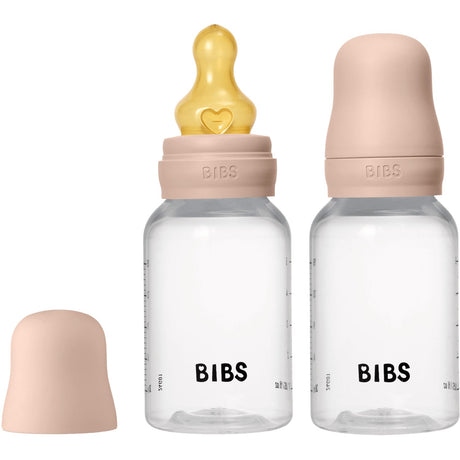 Bibs Blush Baby Bottle Round Latex 2-Pack 150 Ml Slow Flow