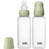 Bibs Sage Baby Bottle Round Silicone 2-Pack 270 Ml Medium Flow
