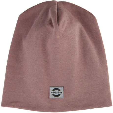Mikk-Line Twilight Mauve Cotton Hat - Solid