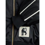 Mini Rodini Black United Aliens Unlimited Satin Baseball Jacket