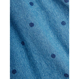 Mini Rodini Blue Lw Denim Dots AOP Ls Shirt