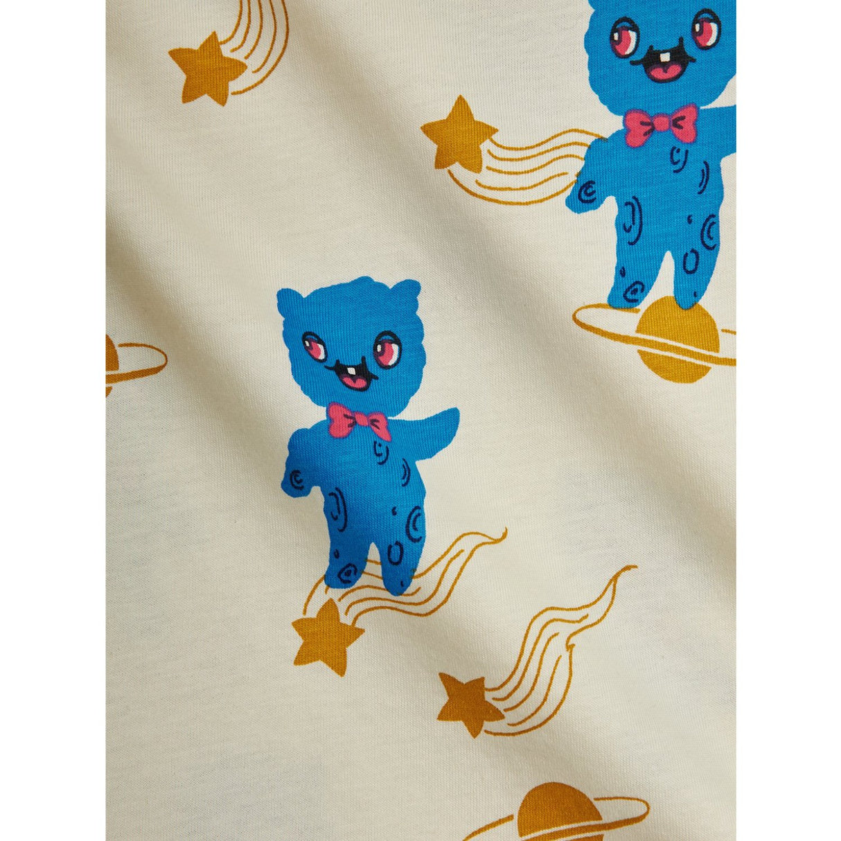 Mini Rodini Off-white Aliens AOP Ss Tee