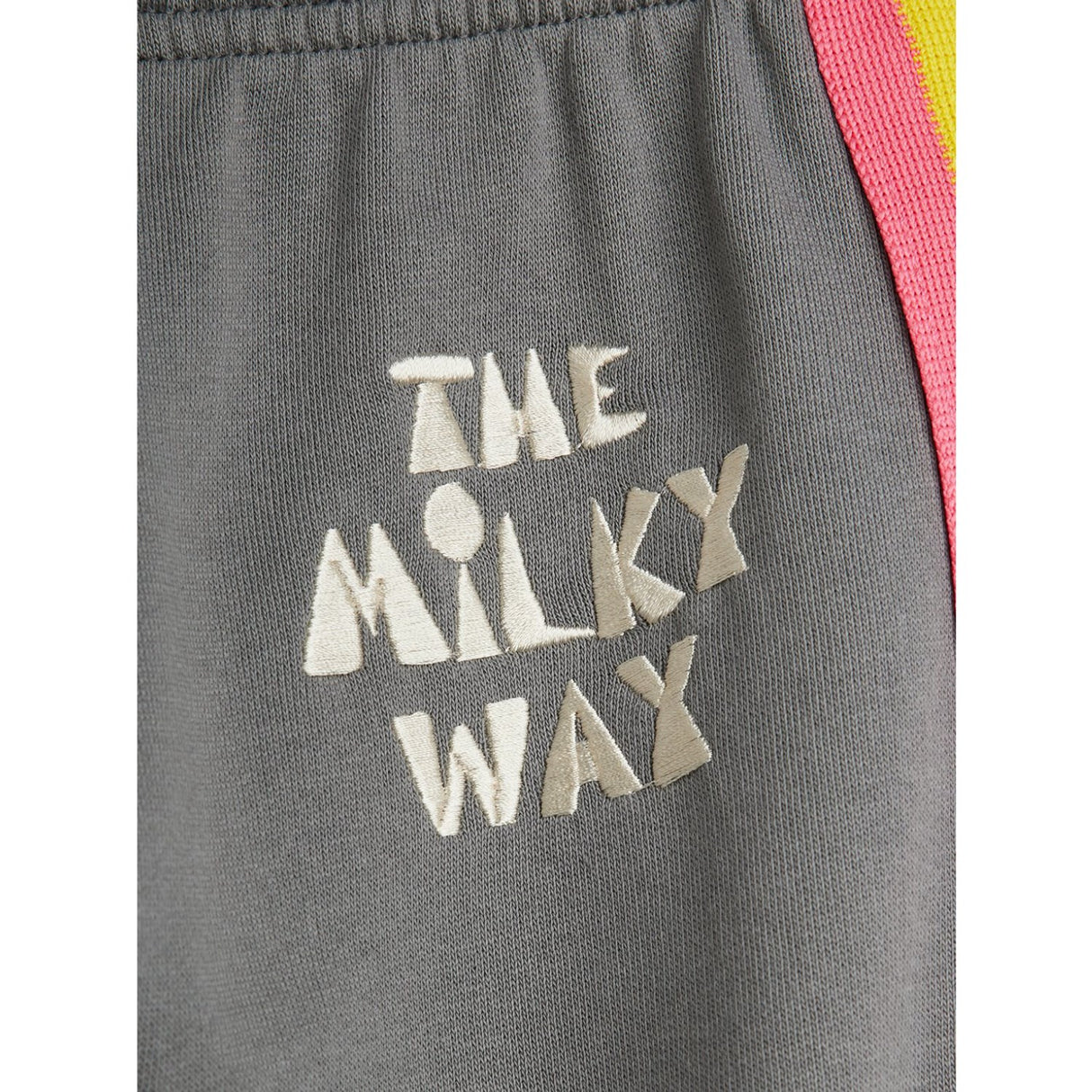 Mini Rodini Grey The Milky Way Rainbow Panel Sweatpants