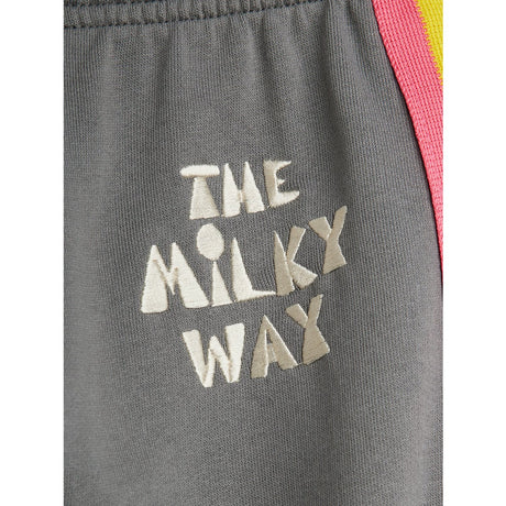 Mini Rodini Grey The Milky Way Rainbow Panel Sweatpants