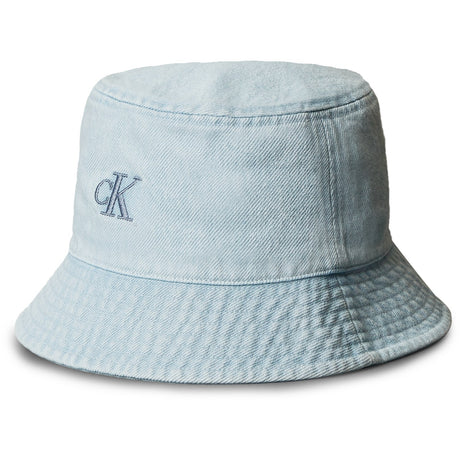 Calvin Klein Bleach Out Wash Denim Bucket Hat