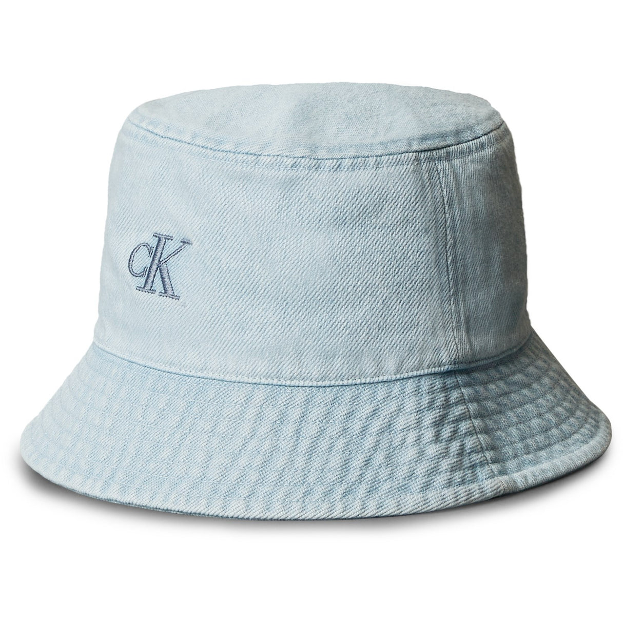 Calvin Klein Bleach Out Wash Denim Bucket Hat
